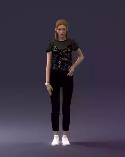 000081 Casual Woman in Modern Outfit 0912