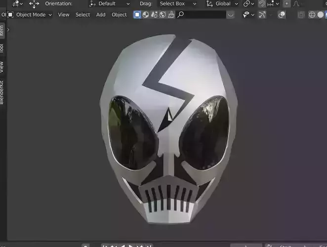 Kamen Rider Skull 3D Printable Helmet