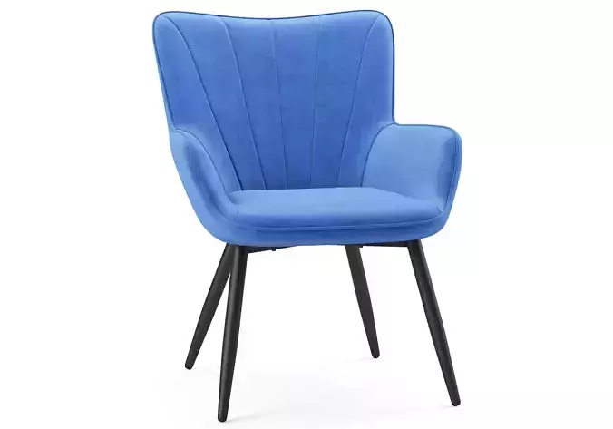 Smilemart Upholstered Fabric Modern Accent Chair