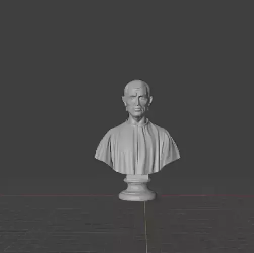 Machiavelli bust  3D print model