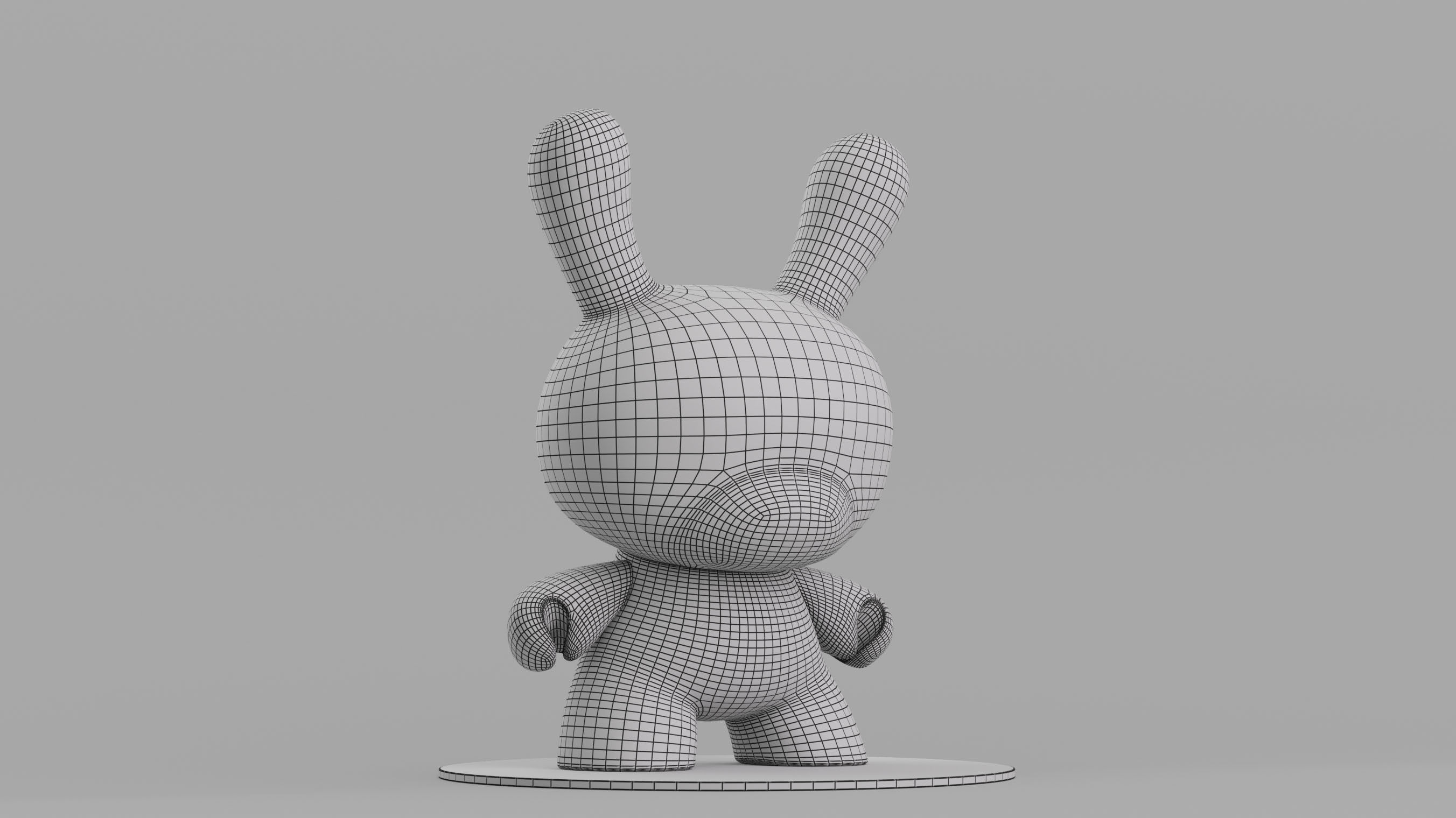 Kidrobot Cookie 12 inch Christmas Set Dunny 3D model_1