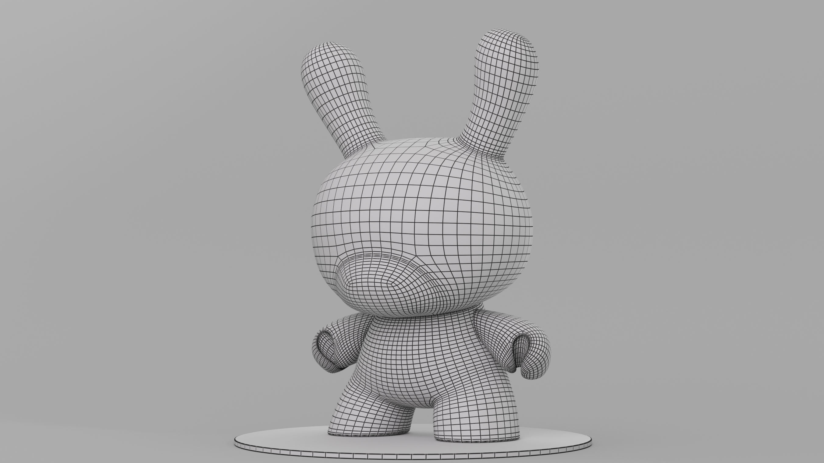 Kidrobot Cookie 12 inch Christmas Set Dunny 3D model_17