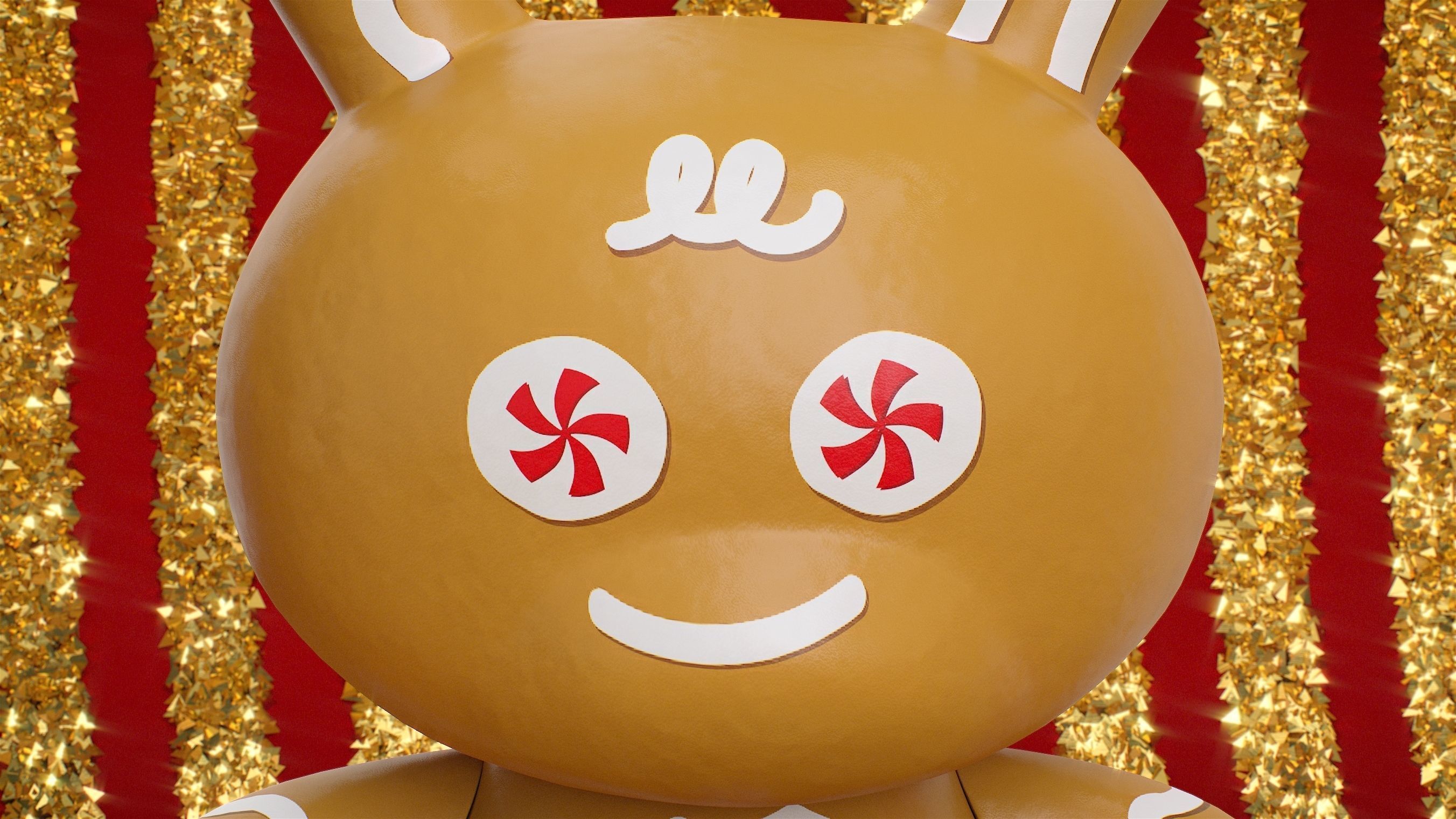 Kidrobot Cookie 12 inch Christmas Set Dunny 3D model_14