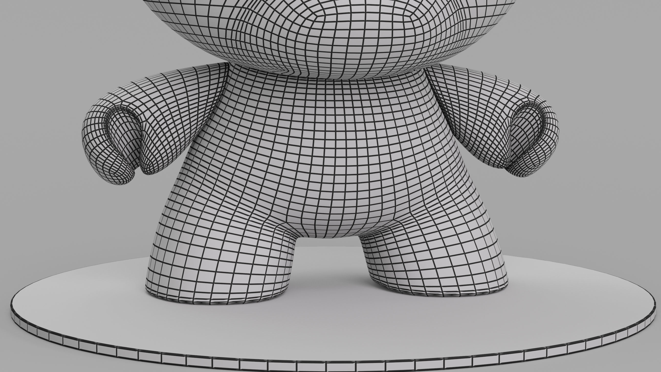 Kidrobot Cookie 12 inch Christmas Set Dunny 3D model_13