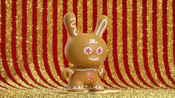 Kidrobot Cookie 12 inch Christmas Set Dunny