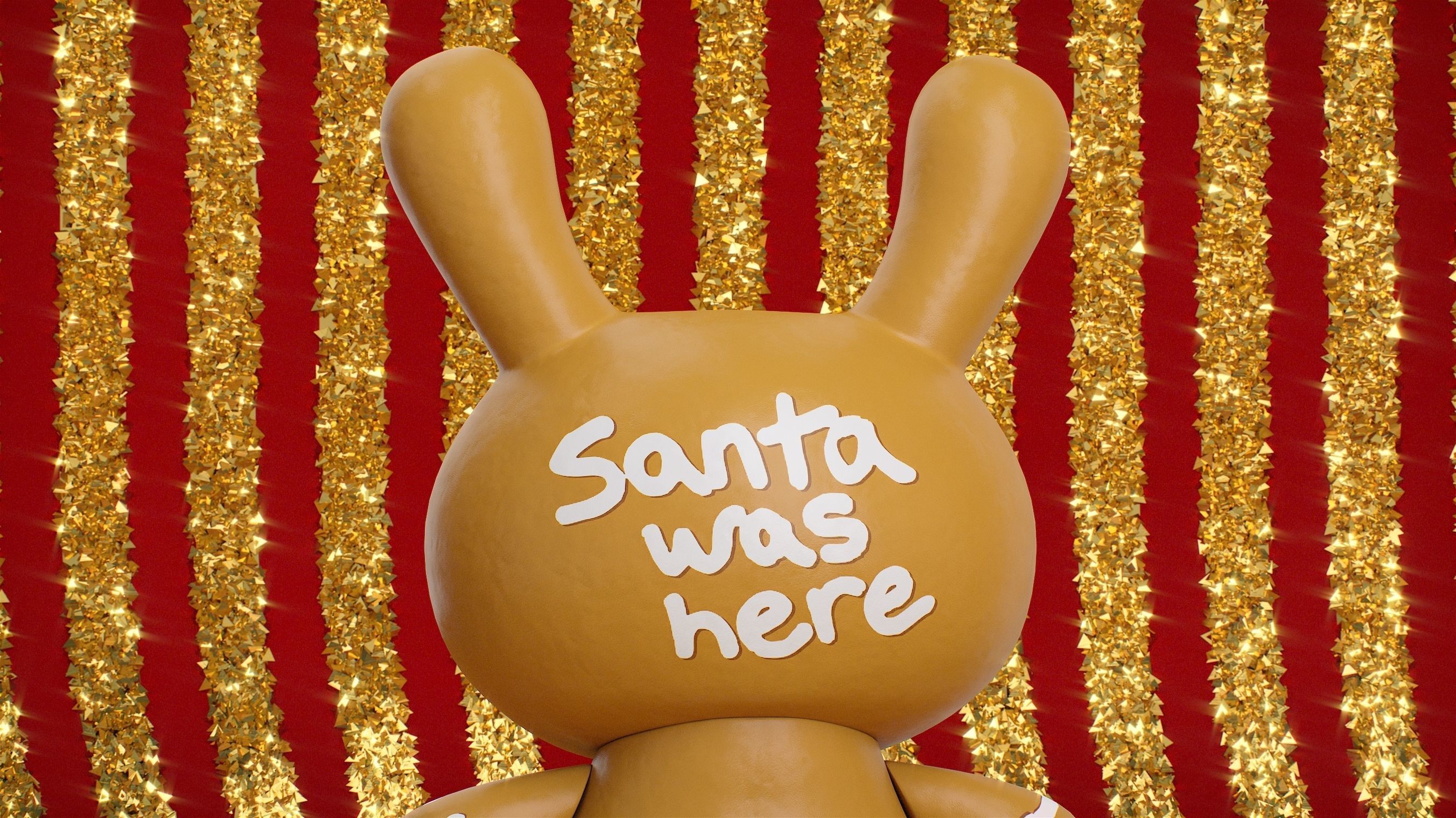 Kidrobot Cookie 12 inch Christmas Set Dunny 3D model_10