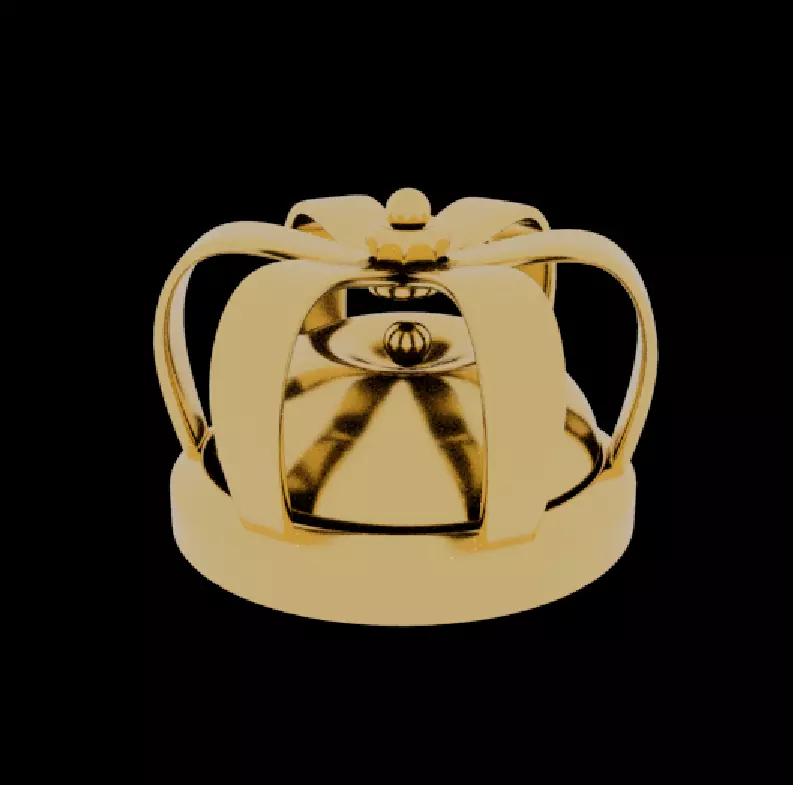 crown gold Free 3D model