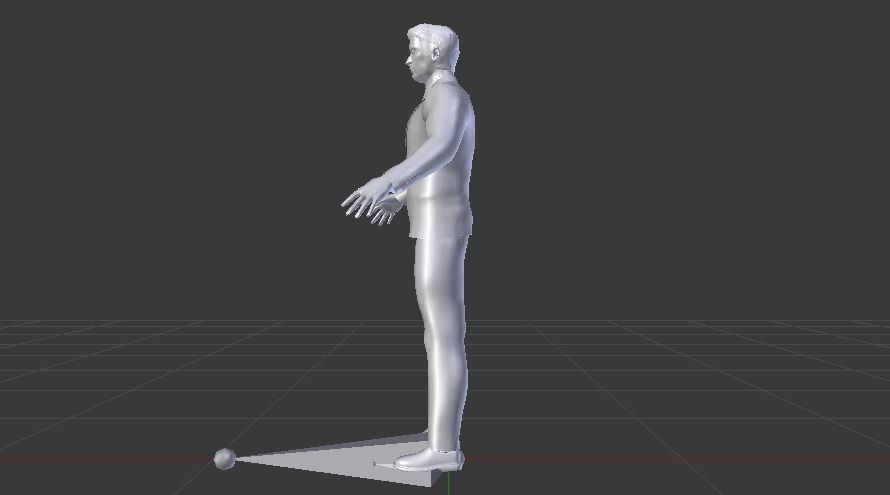 Businessman 01 Low-poly 3D model_15