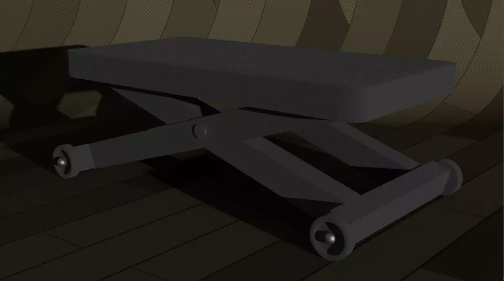 a folding table model for you Free low-poly 3D model