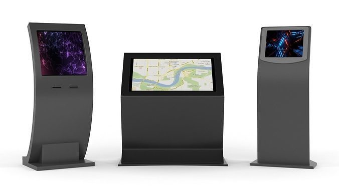 Information Kiosks 3D model