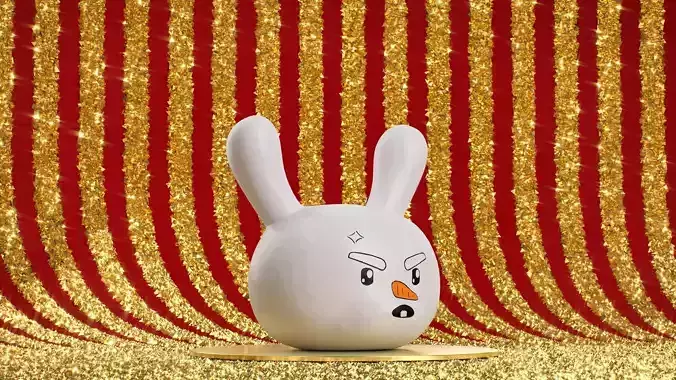 Kidrobot Snowmans Head 12 inch Christmas Set Dunny