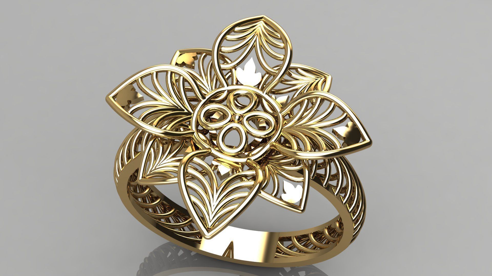 woman ring Free 3D print model_1