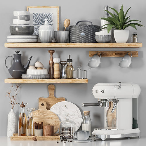 kitchen accessories07 3D model