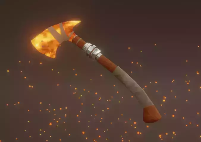 Fire Axe - Elemental Axe - Model 01