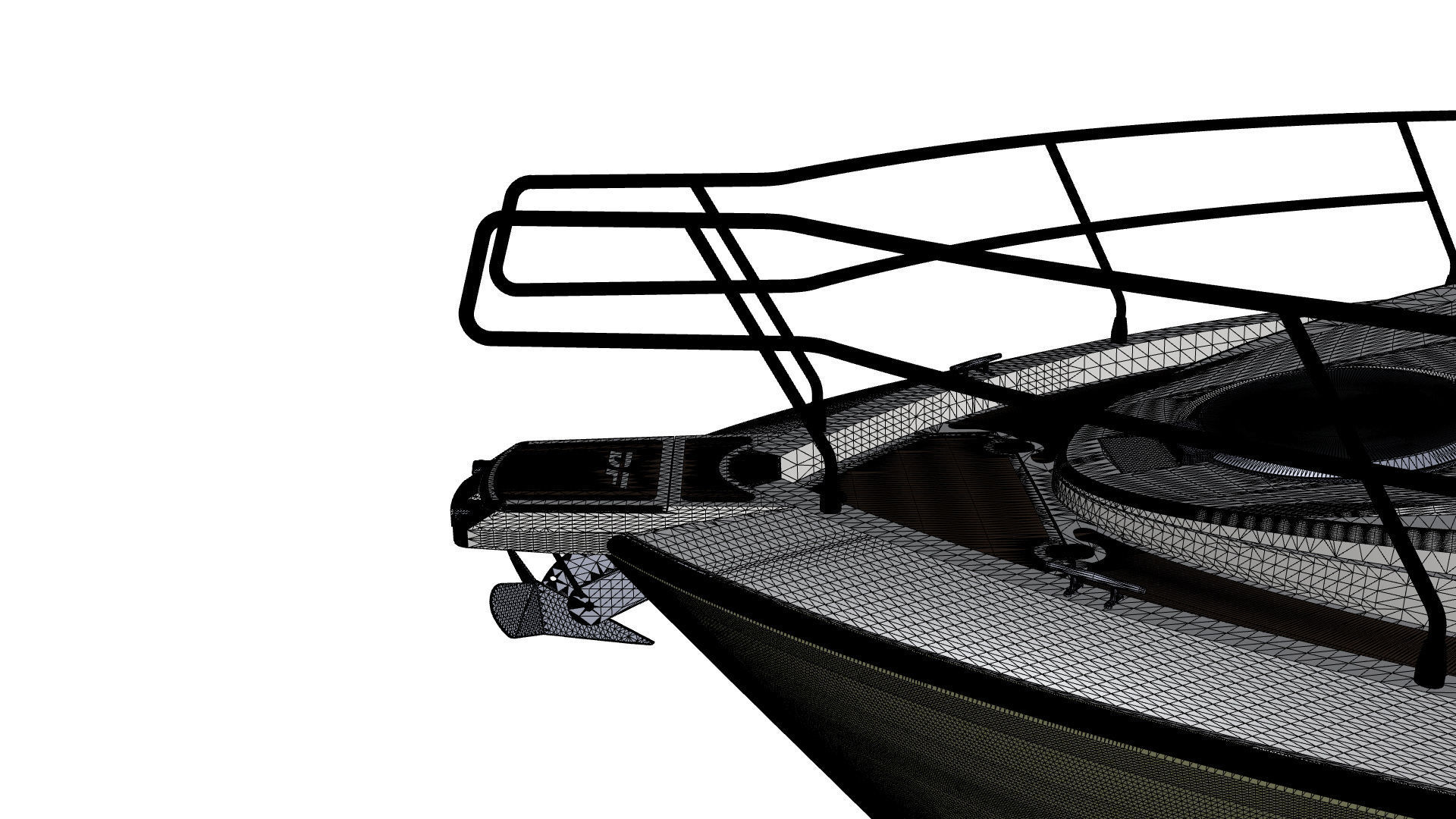 36 Foot Motor Boat 3D model_17