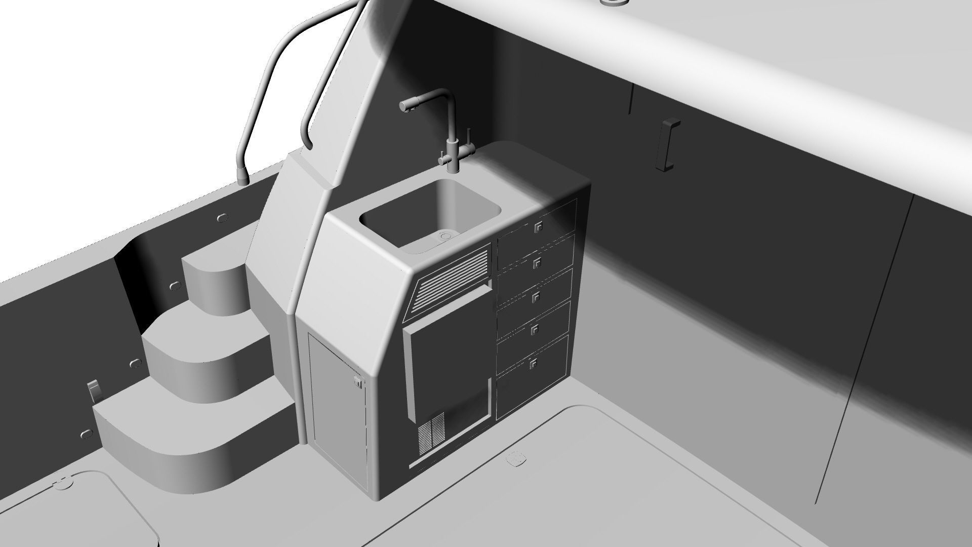 36 Foot Motor Boat 3D model_36