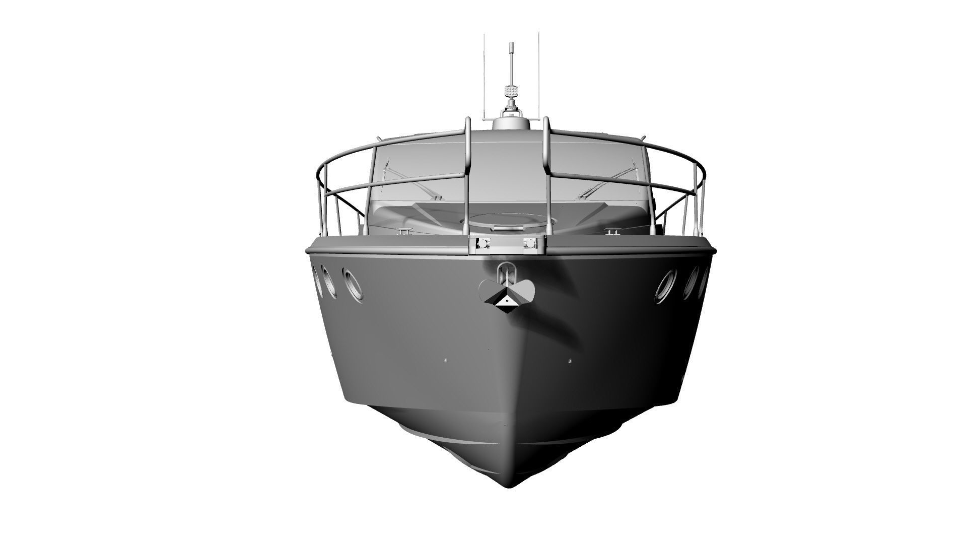 36 Foot Motor Boat 3D model_27