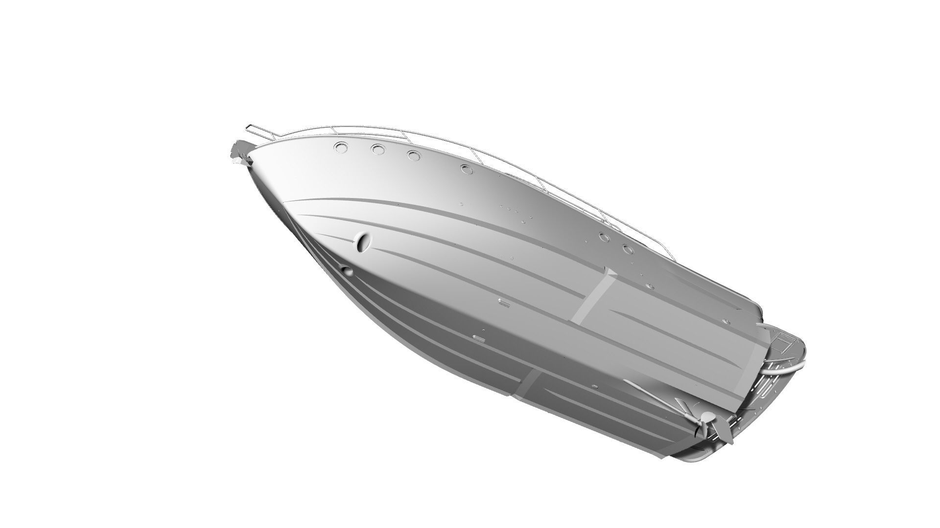 36 Foot Motor Boat 3D model_30