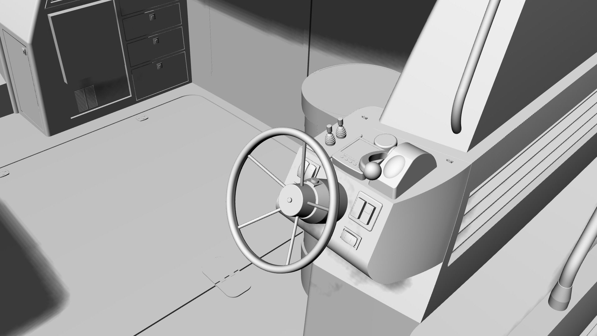 36 Foot Motor Boat 3D model_37