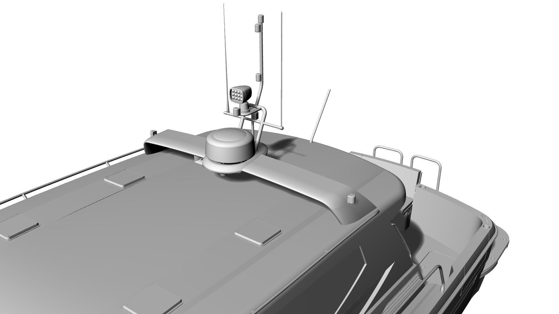 36 Foot Motor Boat 3D model_33