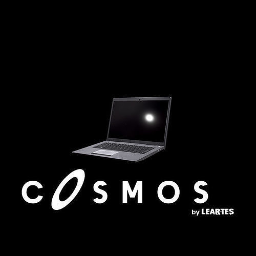 Laptop cosmos Low-poly 3D model