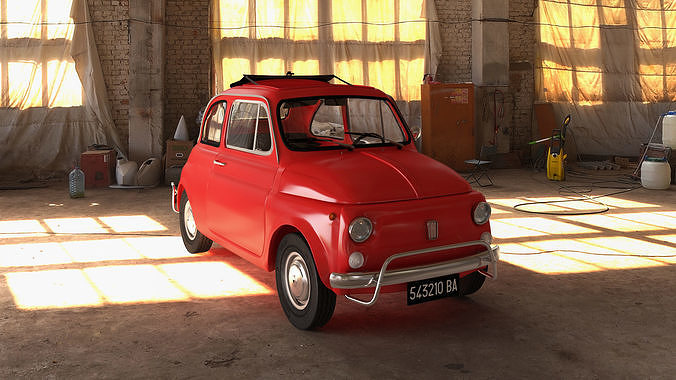 FIAT 500L 1968 3D model