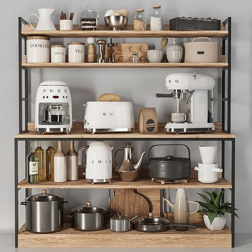 kitchen accessories08 3D model