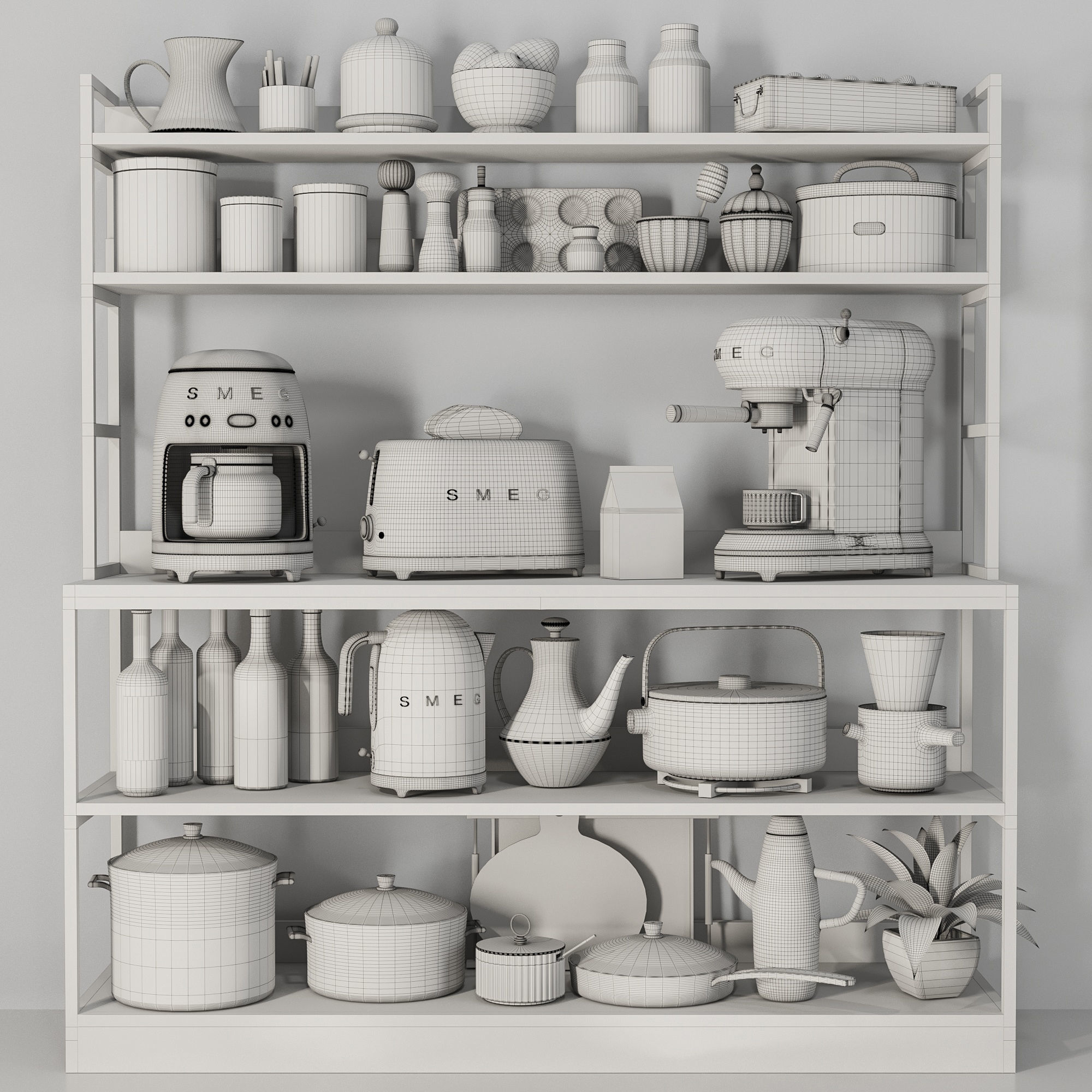 kitchen accessories08 3D model_4
