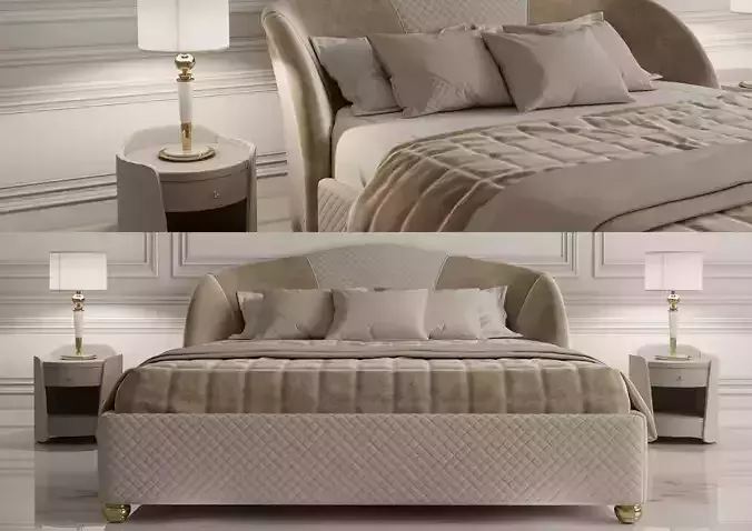 Bed neoclassic styl