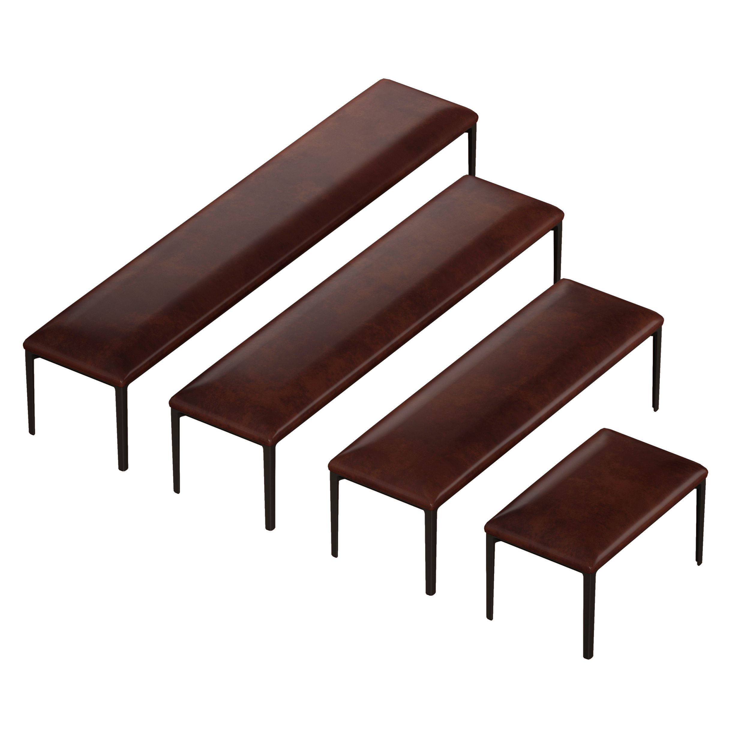 Able Bench by Bensen 3D model_1