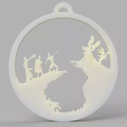 Christmas Spheres Harry Potter 3D print model_0