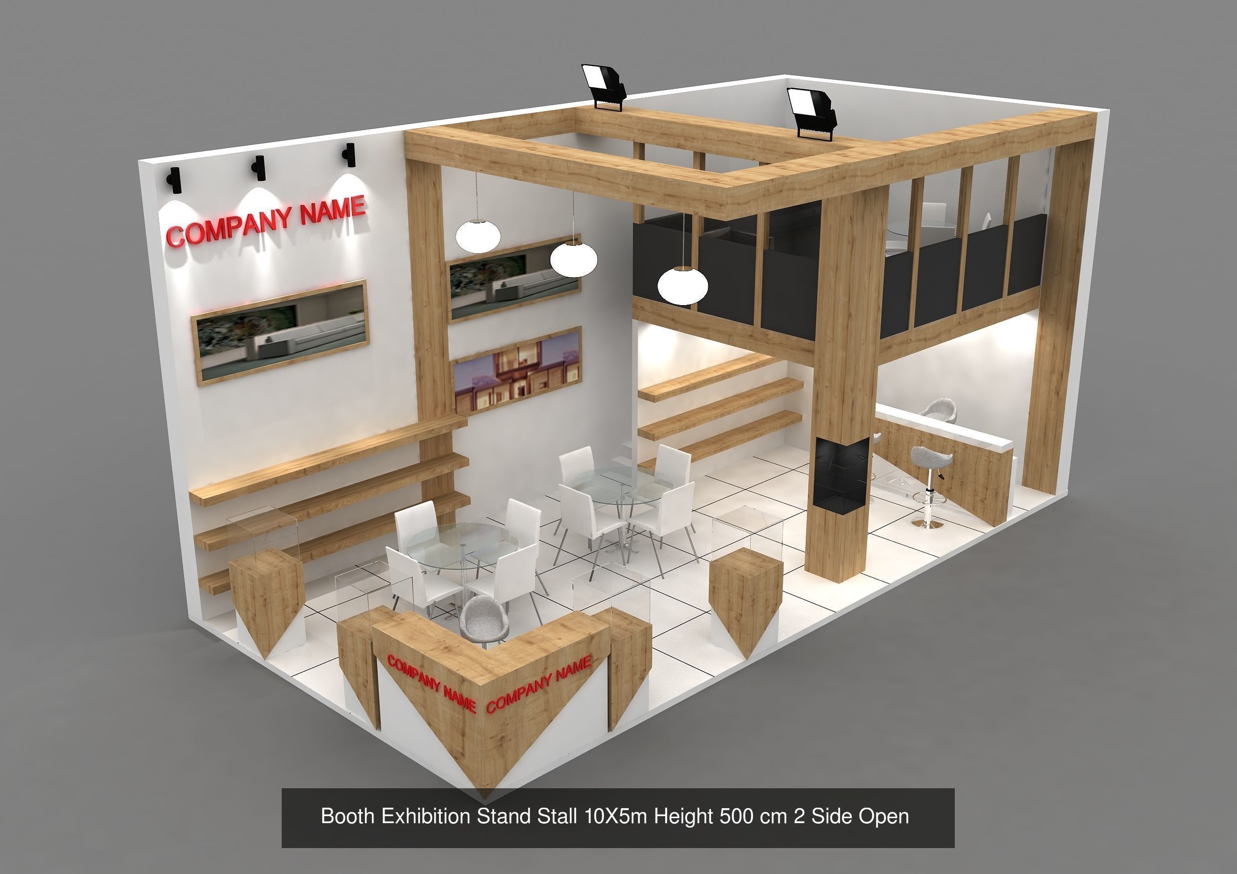 EXHIBITION STAND PACKAGE  3D Model Collection _11