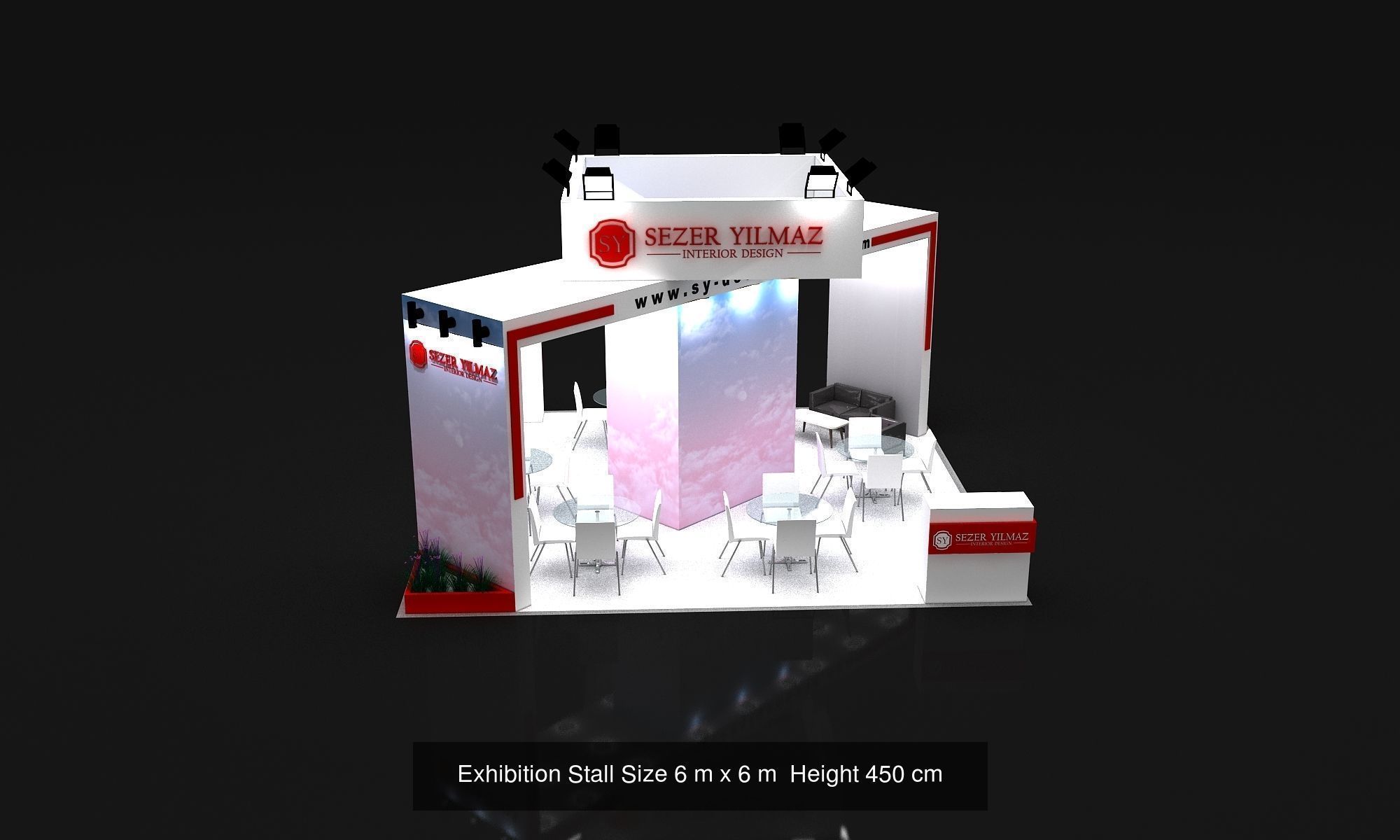 EXHIBITION STAND PACKAGE  3D Model Collection _4