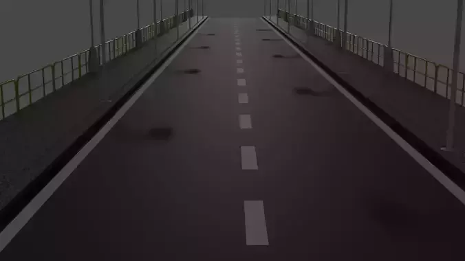 Road 3d Model Free Download 3d object Street Model 