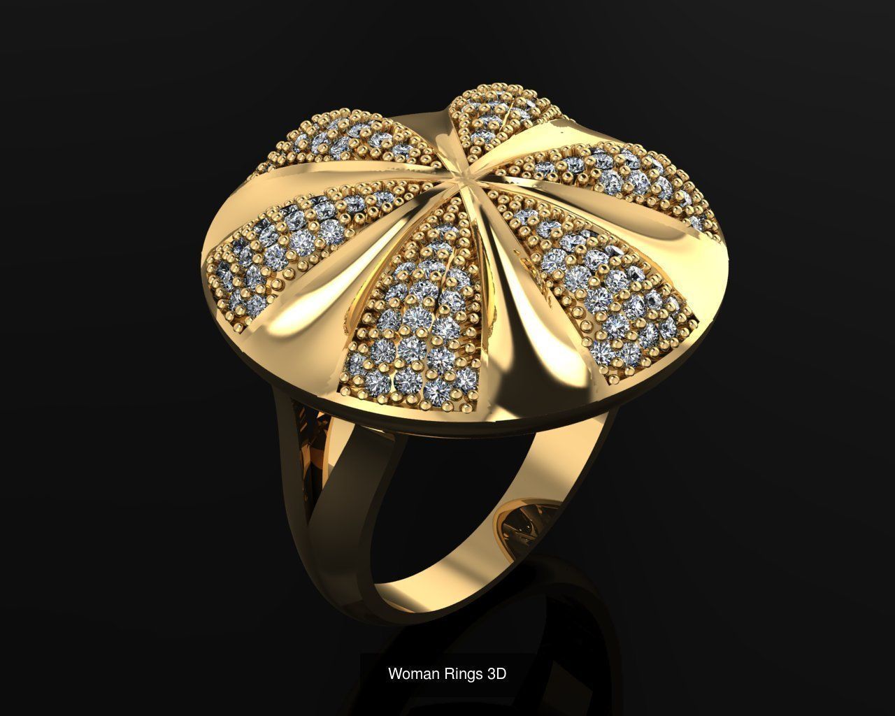 Woman Rings 36 Print 3d models 3D Model Collection_32