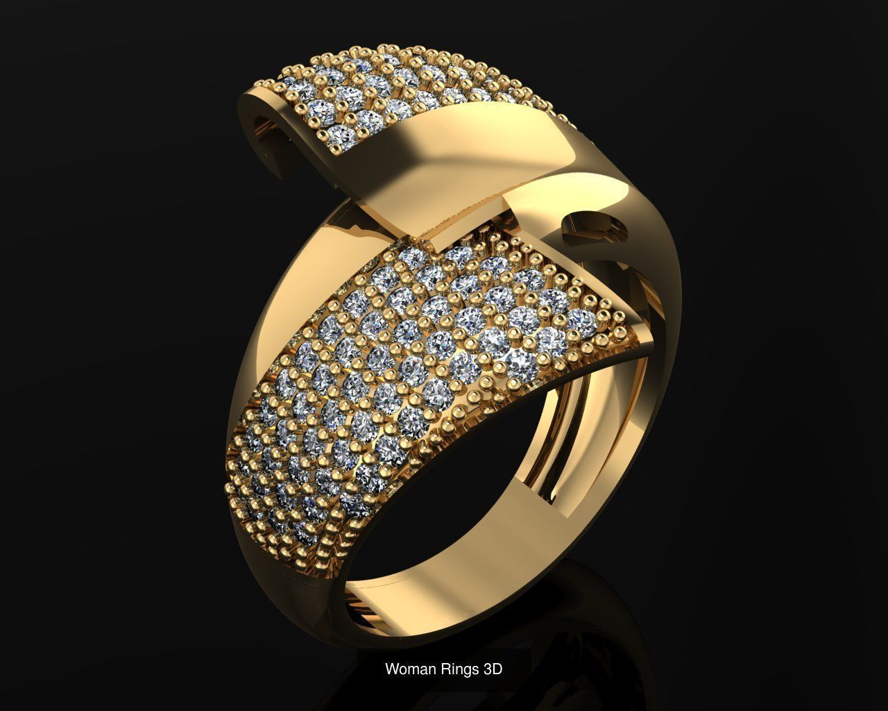 Woman Rings 36 Print 3d models 3D Model Collection_26