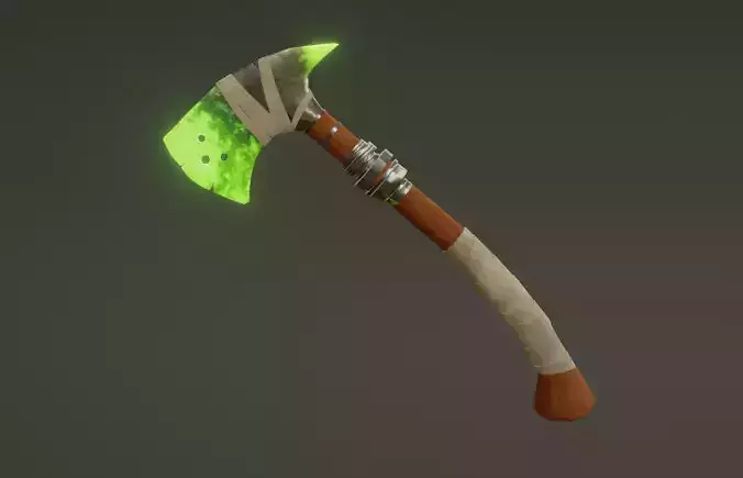 Poison Axe - Elemental Axe - Model 01