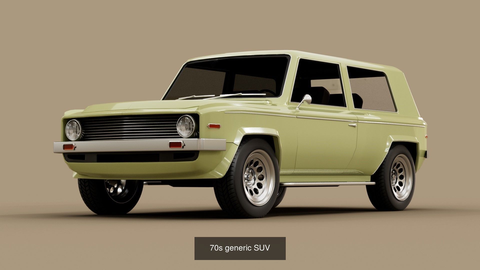 70s generic truck suv pack 3D Model Collection_6