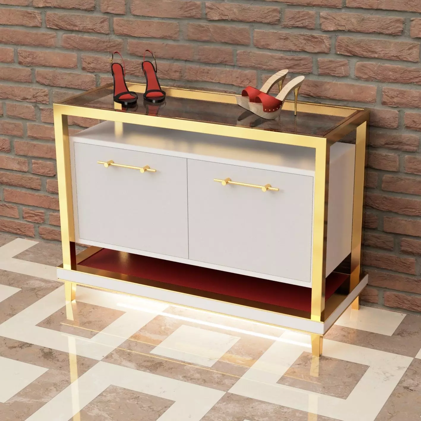 Shop Showcase Expositor 3D model_0