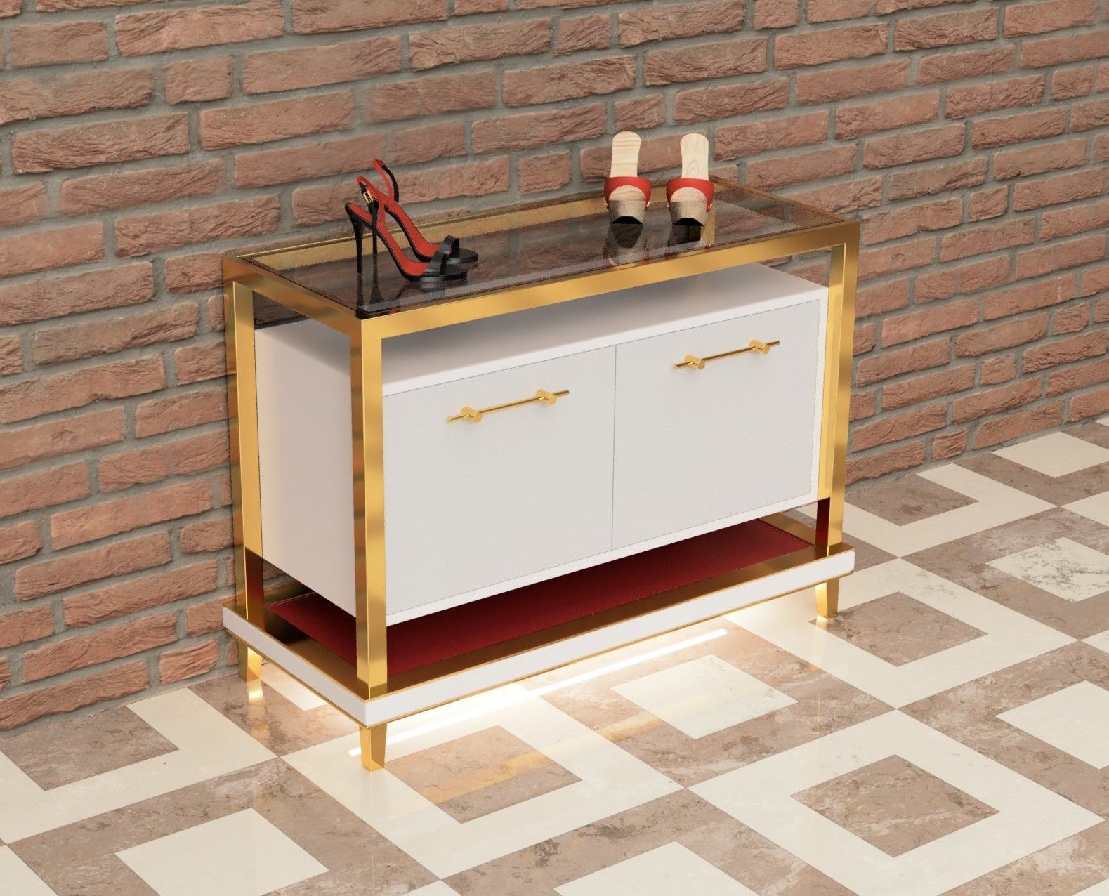 Shop Showcase Expositor 3D model_2