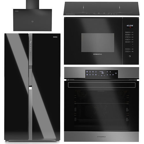 Maunfeld Kitchen Appliance Set 2 3D model