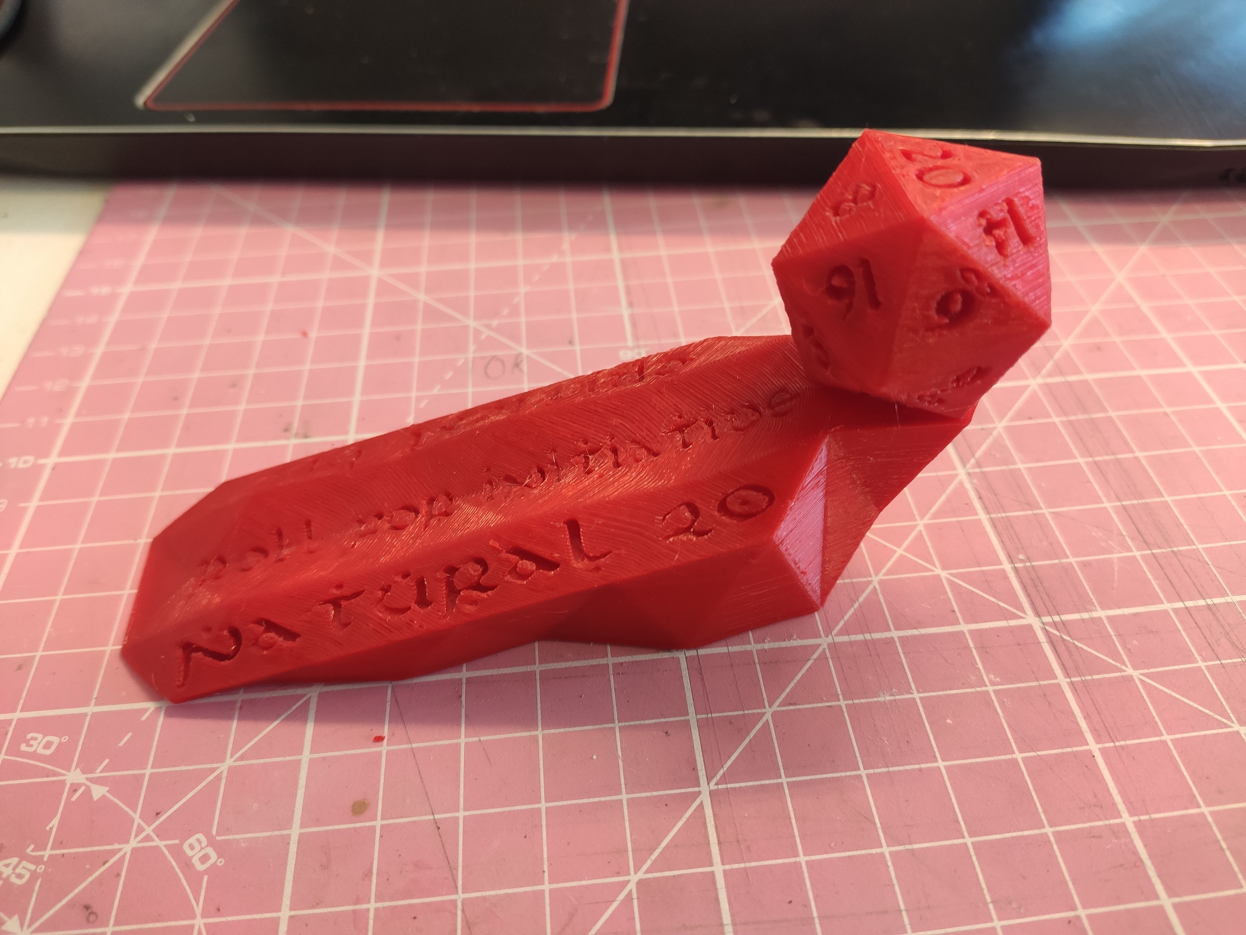 Dungeons and Dragons themed doorstopper ready for 3d printing 3D print model_1