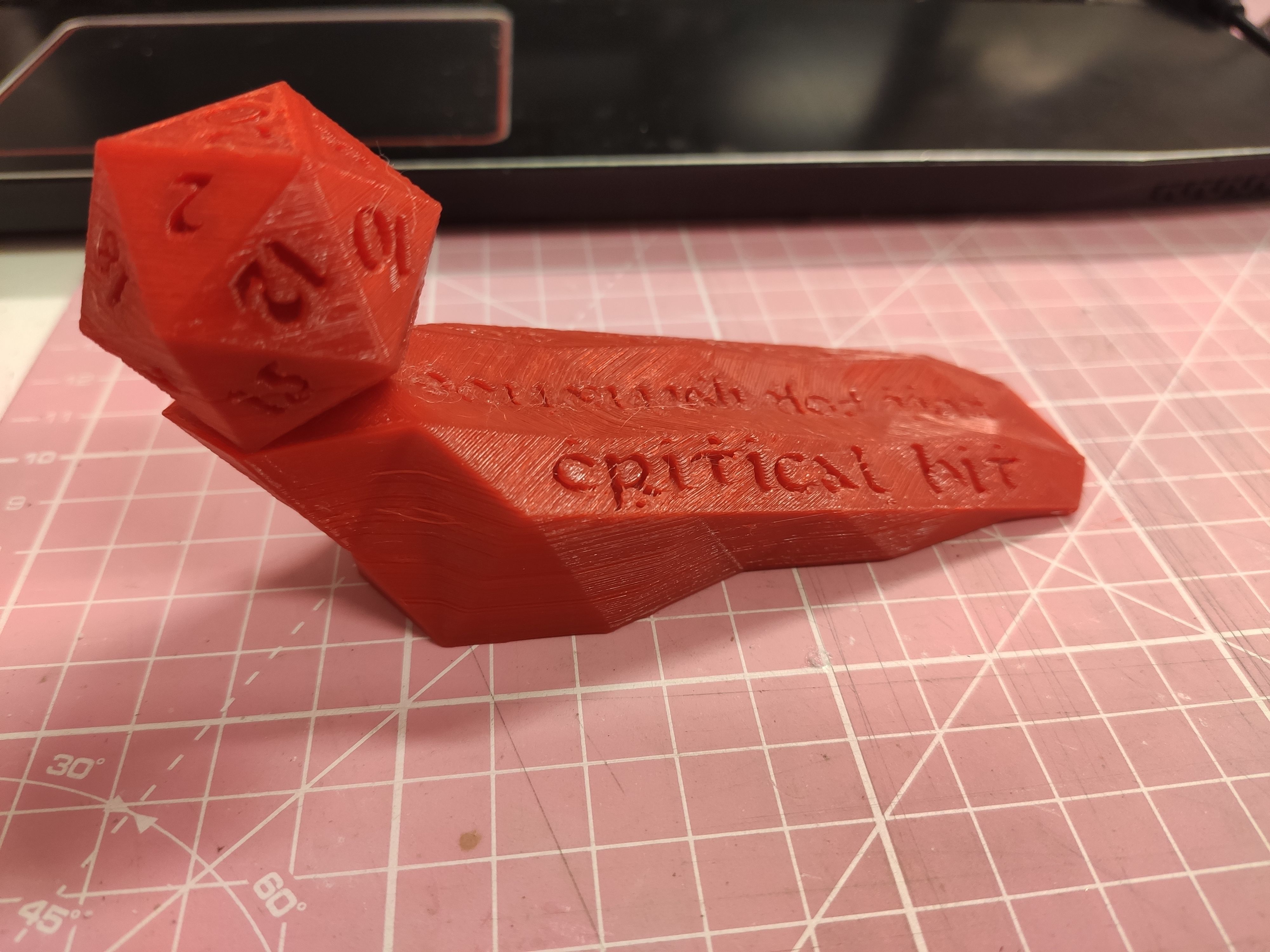 Dungeons and Dragons themed doorstopper ready for 3d printing 3D print model_3