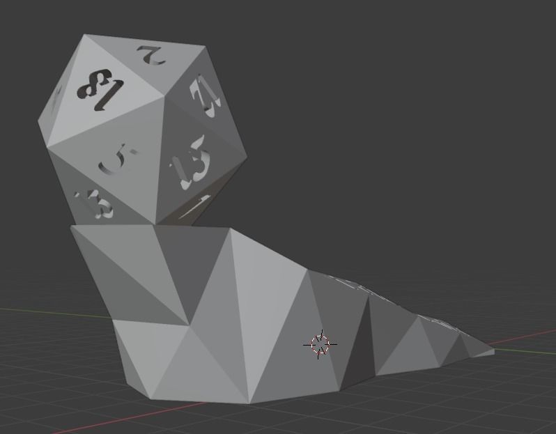 Dungeons and Dragons themed doorstopper ready for 3d printing 3D print model_4