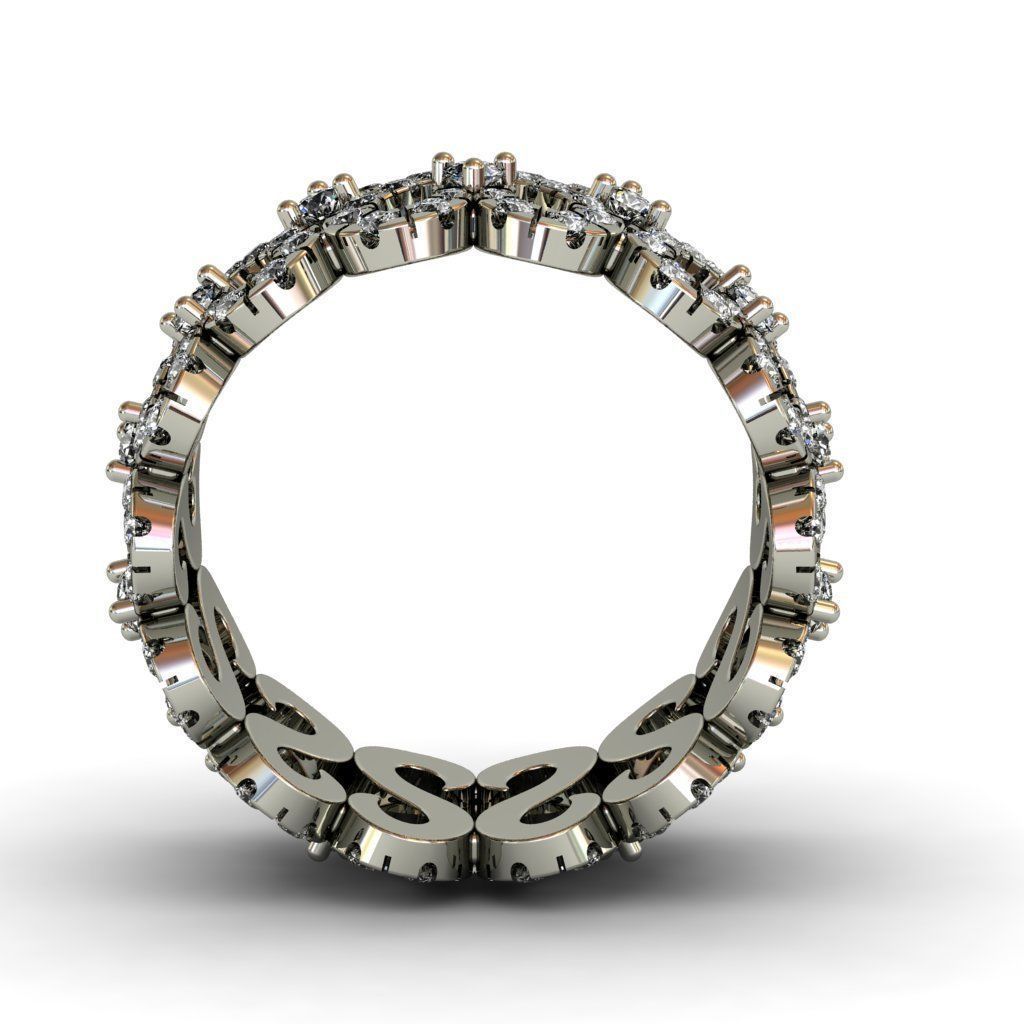 Diamond Ring 3D print model 3D print model_4