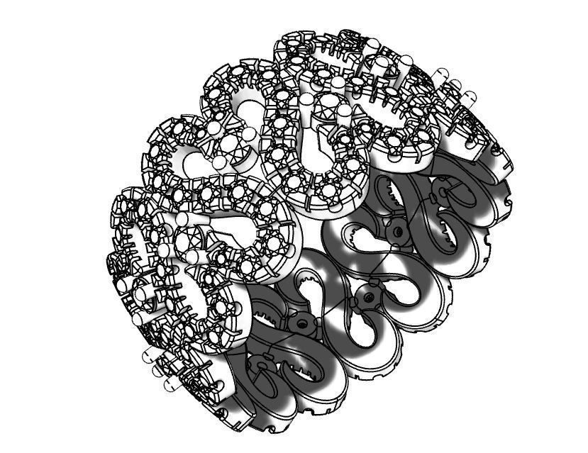 Diamond Ring 3D print model 3D print model_10