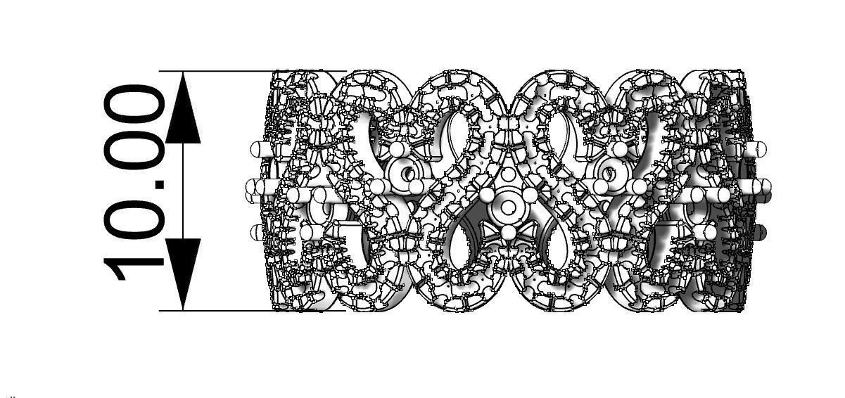 Diamond Ring 3D print model 3D print model_12