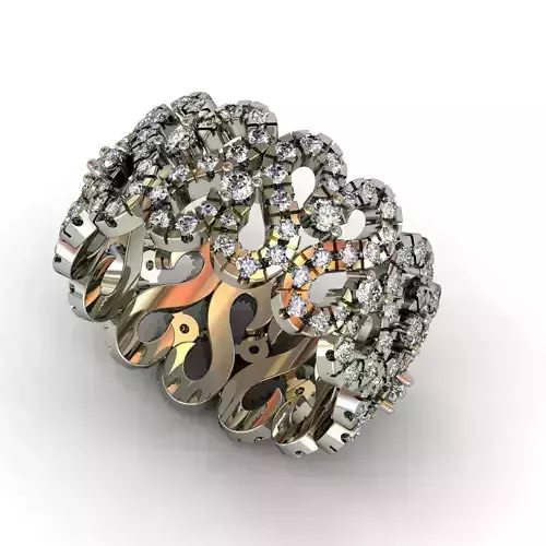 Diamond Ring 3D print model