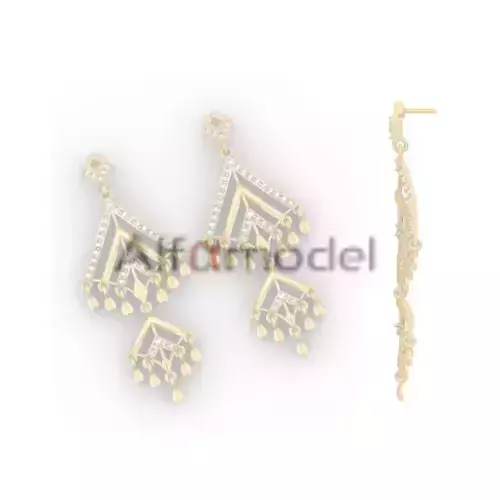 Shimmering Fancy Earring Version 