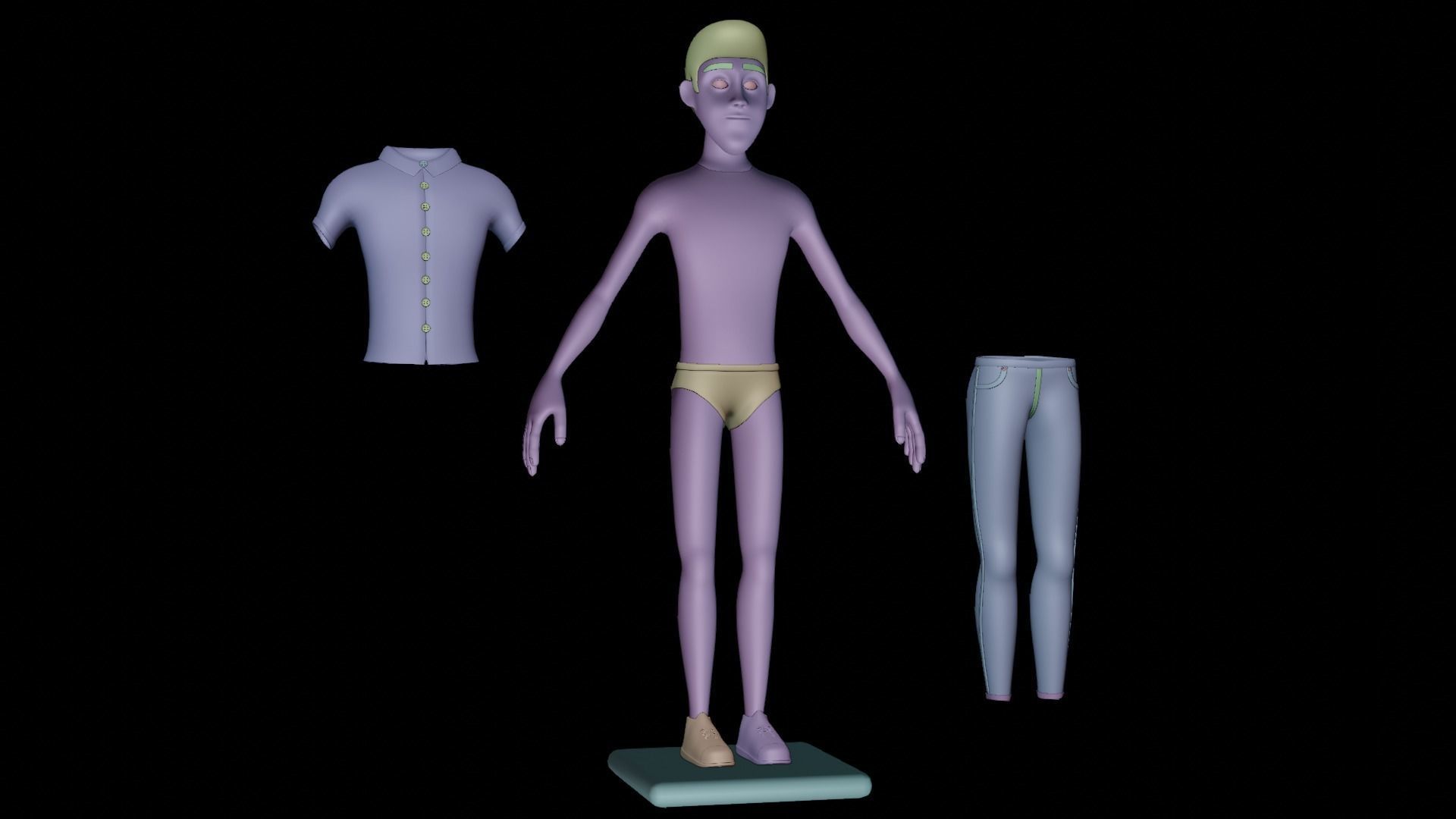 Alfred Full Body 3D model_3